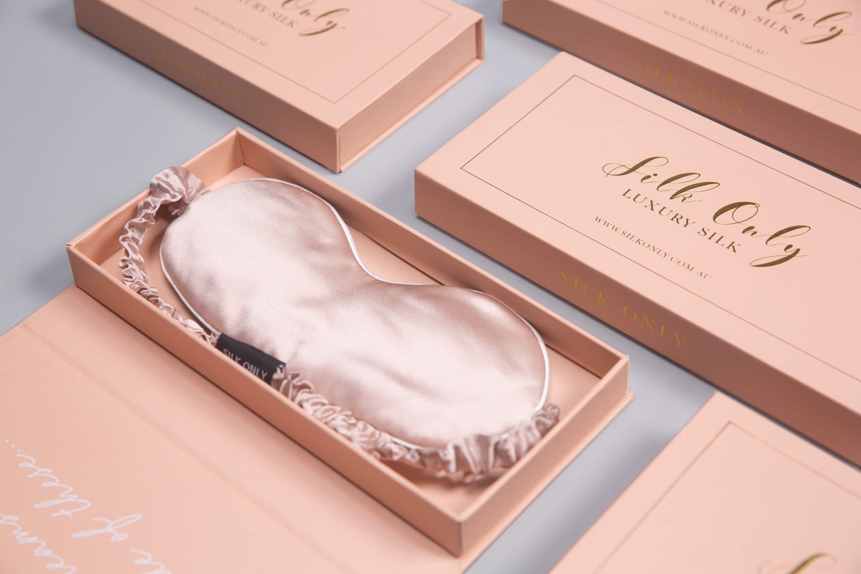 luxury silk eye mask